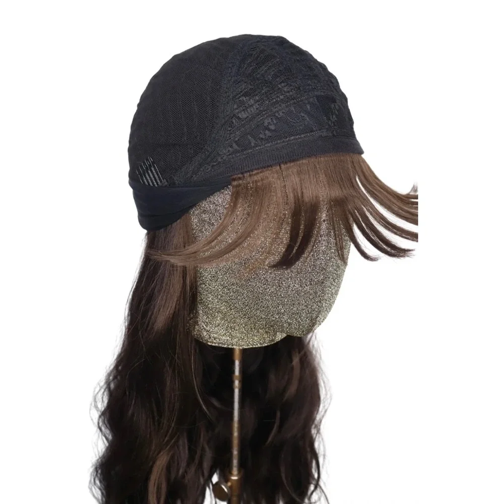 CSC Chelsey Smith The Browns HB Headband Wig Brunette Wavy Hair New NWT Wavy